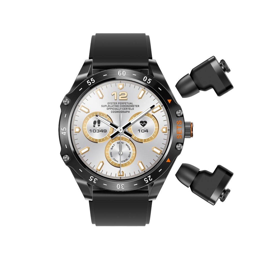 Porodo Hype Smartwatch With Earbuds (PD-HYPE-BK) Porodo Hype Smartwatch With Earbuds (PD-HYPE-BK)